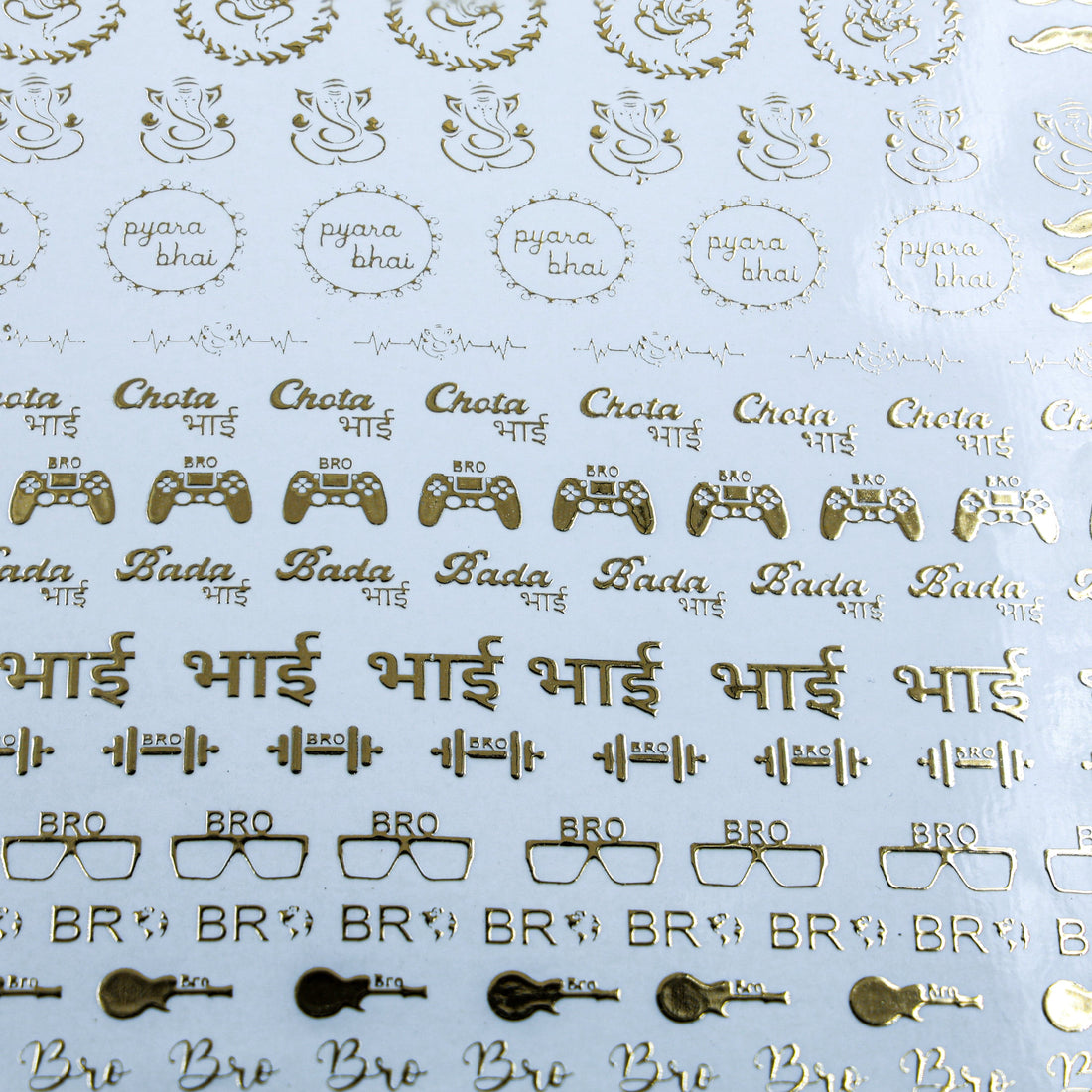 My Store STICKER SHEET New Emboss Sticker D22