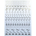 My Store STICKER SHEET New Emboss Sticker D23