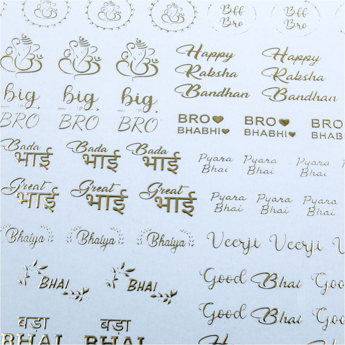 My Store STICKER SHEET New Emboss Sticker D24