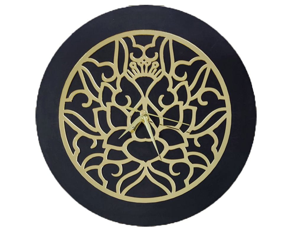 My Store ACRYLIC CUTOUT GOLD CLOCK ACRYLIC CUTOUT 005