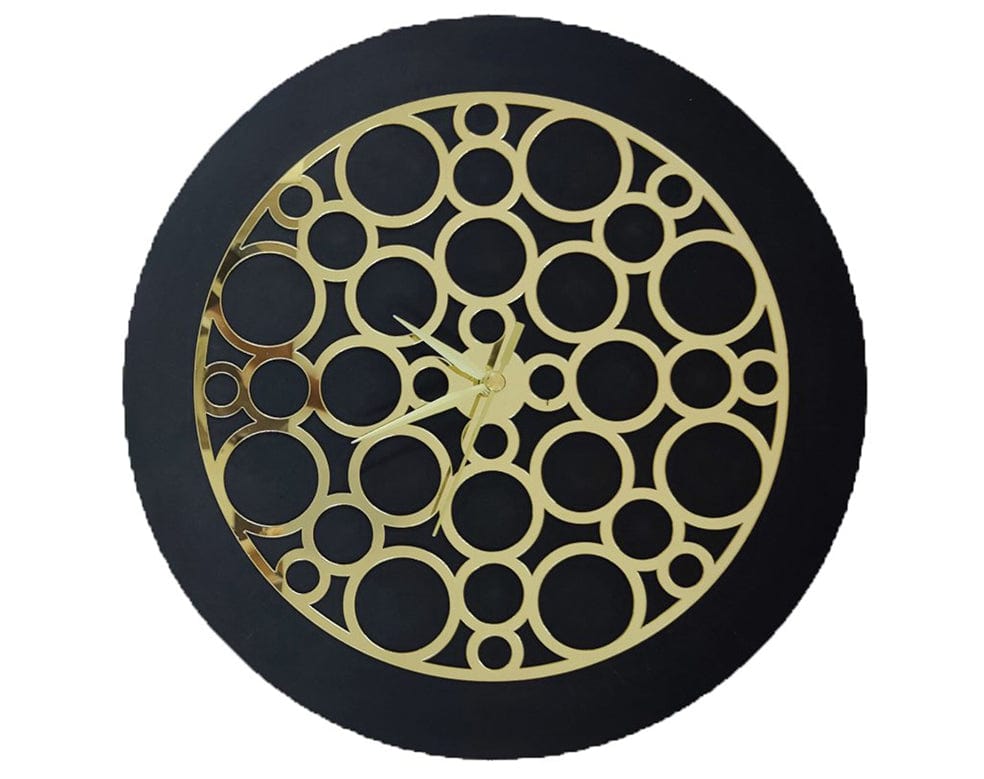 My Store ACRYLIC CUTOUT GOLD CLOCK ACRYLIC CUTOUT 007