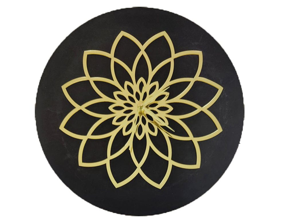 My Store ACRYLIC CUTOUT GOLD CLOCK ACRYLIC CUTOUT 026