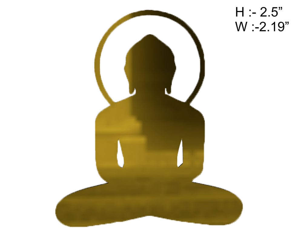 My Store ACRYLIC CUTOUT 2.5" BHAGWAN ACRYLIC CUTOUT