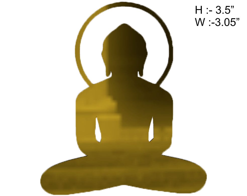 My Store ACRYLIC CUTOUT 3.5" BHAGWAN ACRYLIC CUTOUT