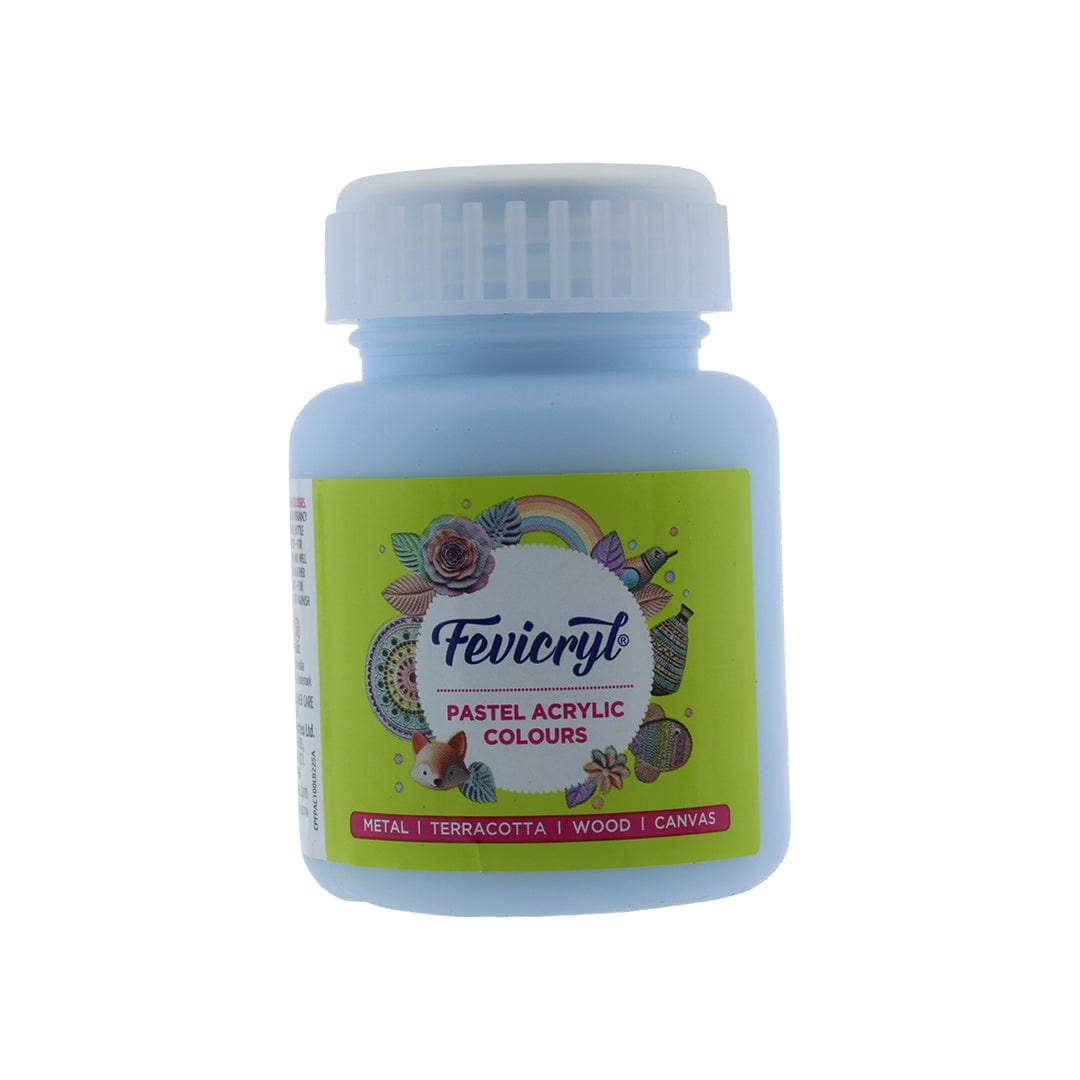 Crafteria Blue Jay Fevicryl Pastel Acrylic Colour 100Ml
