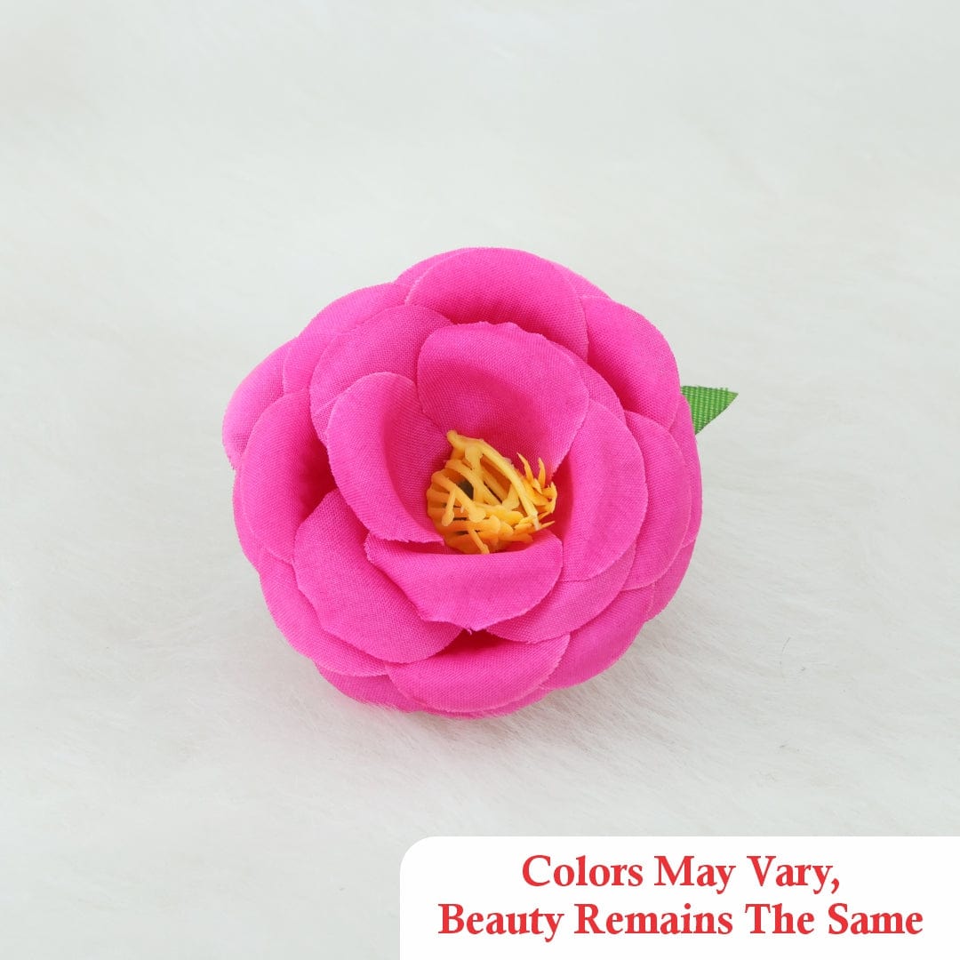 Crafteria Rani Fabric Rose Artificial flowers D02