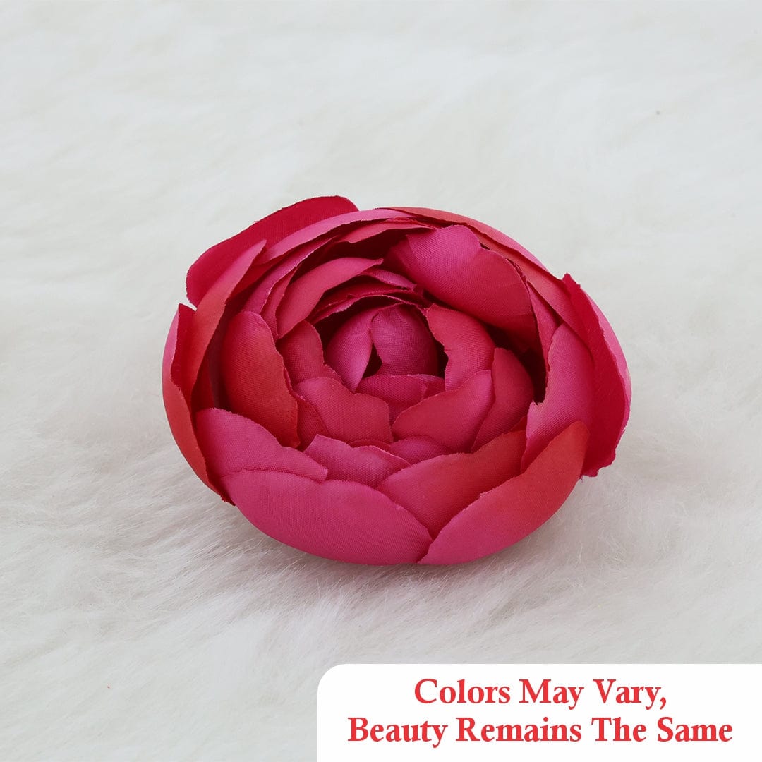 Crafteria Bright Red Big Peony Artificial flowers D04