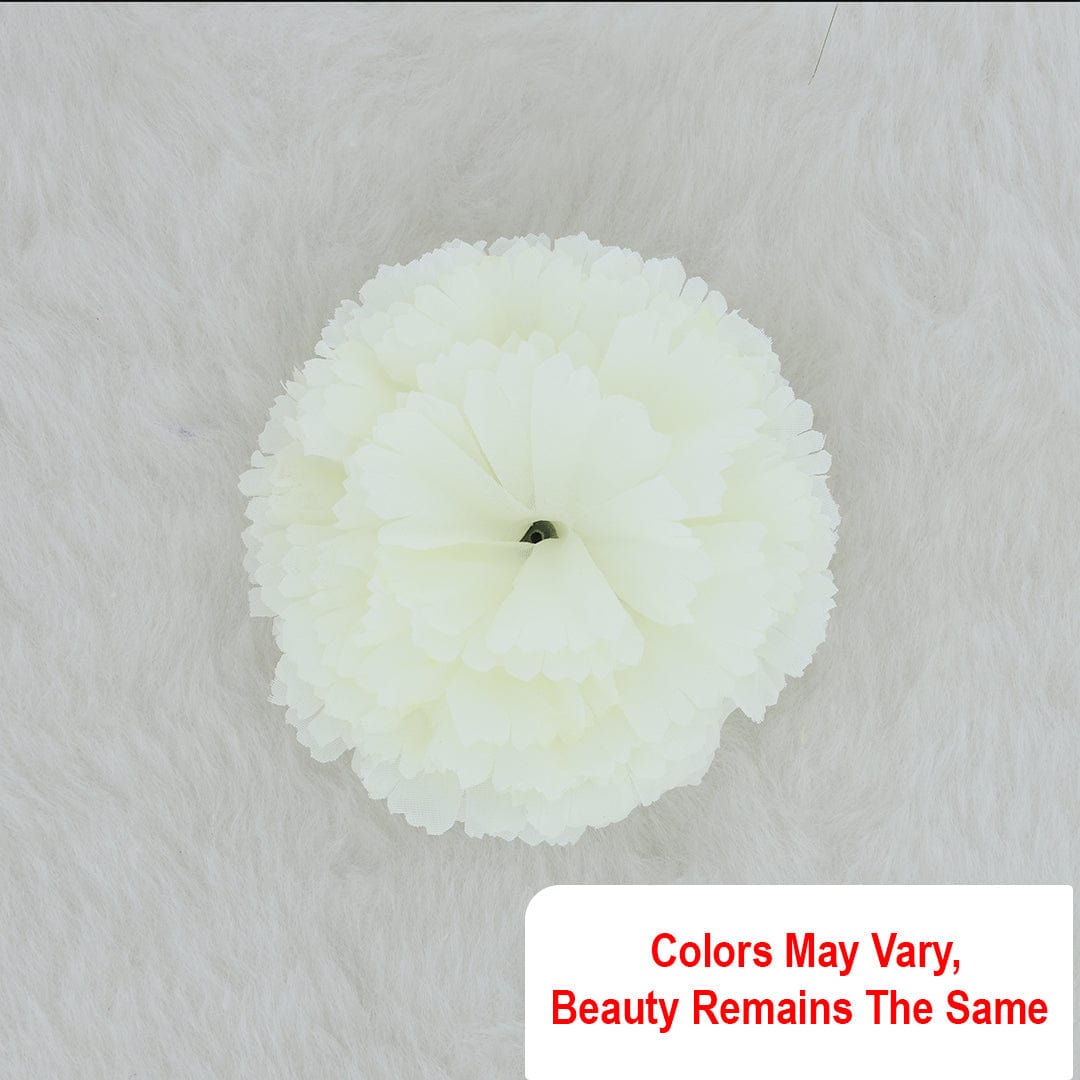 Crafteria Off White Carnition Artificial flowers D16