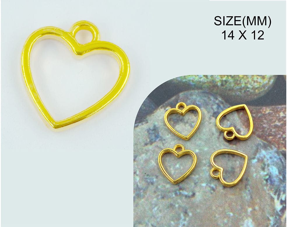 My Store BEZELS GOLD HEART PENFANT BEZELS BZ102