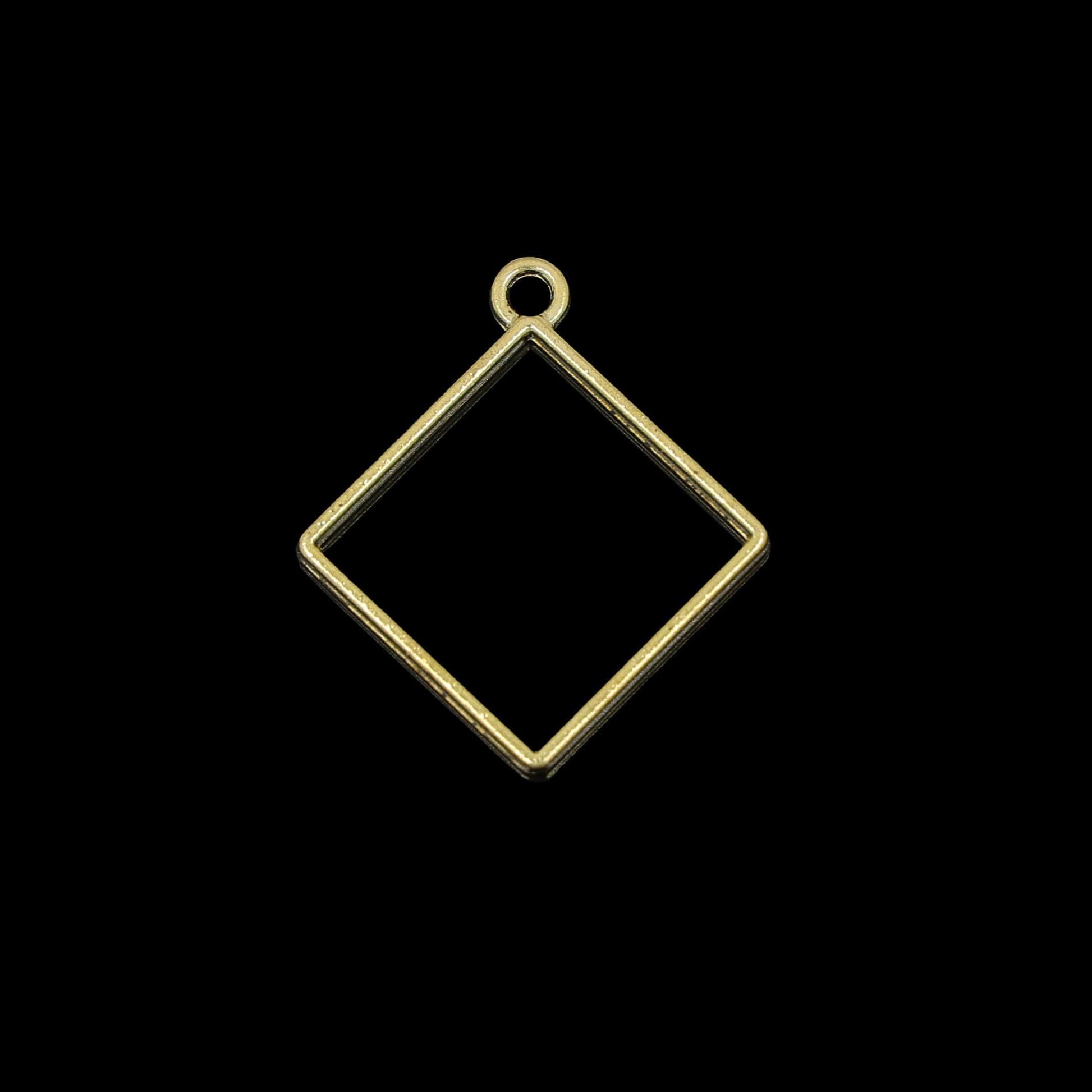 My Store BEZELS Gold Square Bezels