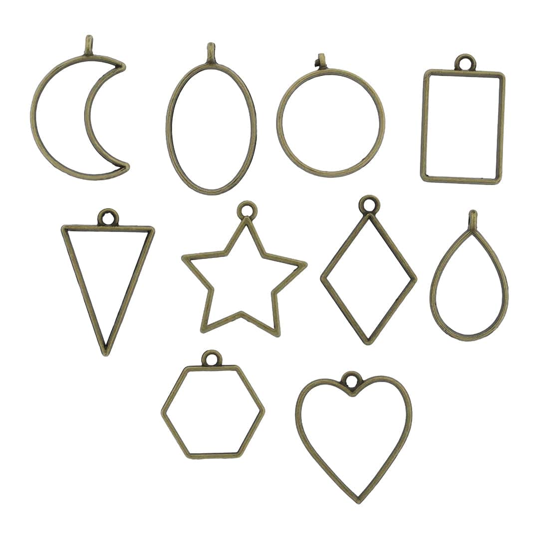 Crafteria Antique 10 In 1 Bezels Set