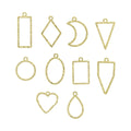 Crafteria Gold 10 In 1 Embossed Bezels Set