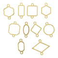 Crafteria Gold 10 In 1 Rakhi Bezels Set