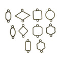 Crafteria Antique 10 In 1 Rakhi Bezels Set