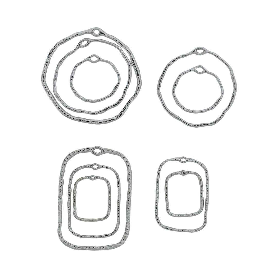 Crafteria Gold 10 In 1 Irragular Design Bezels Set