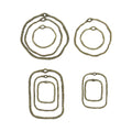Crafteria Antique 10 In 1 Irragular Design Bezels Set