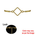 Crafteria Gold 1Pc Diamond Bracelet Bezels