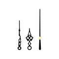 Crafteria BLACK Clock Hands D-30