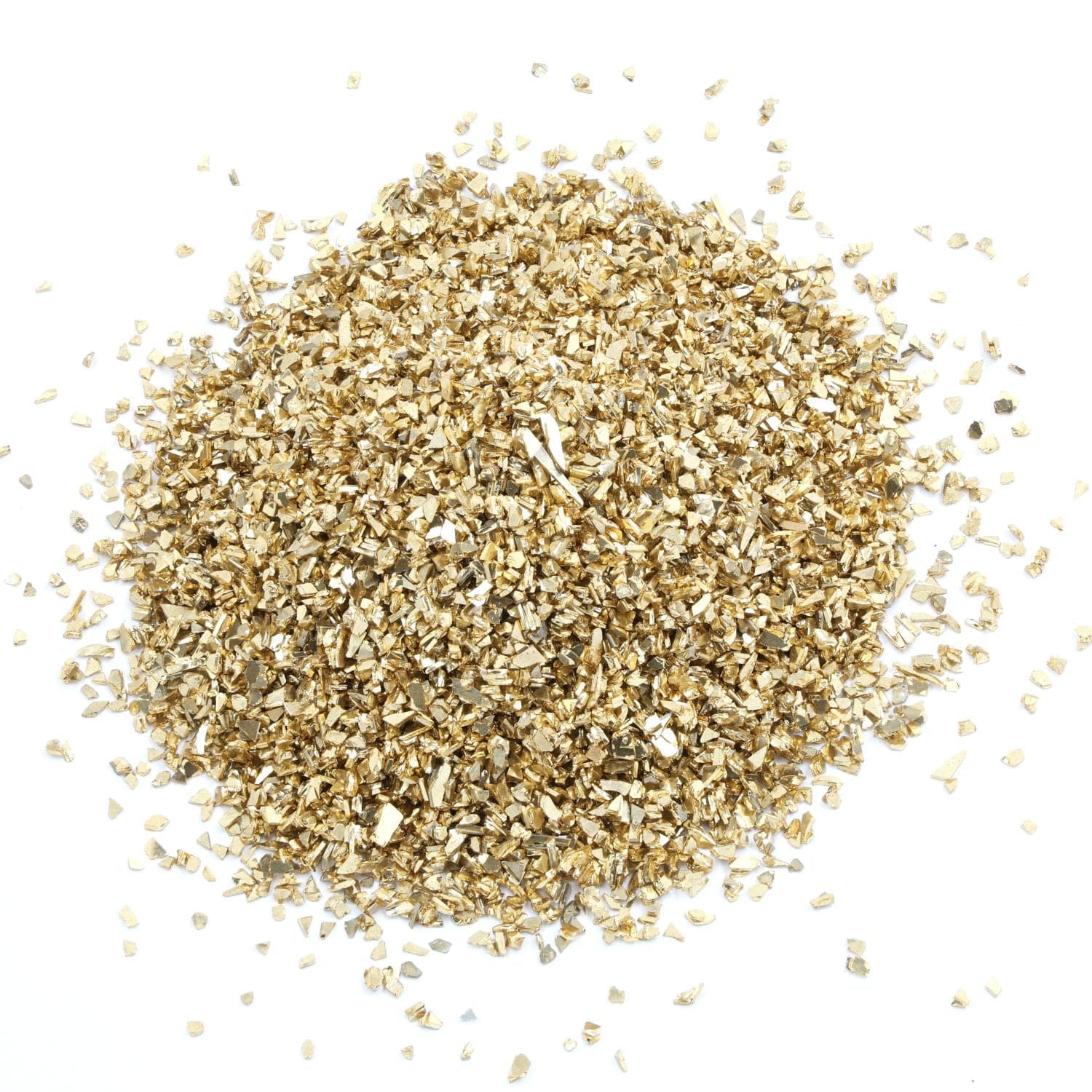 My Store Gold Small Metallic Glass Chips