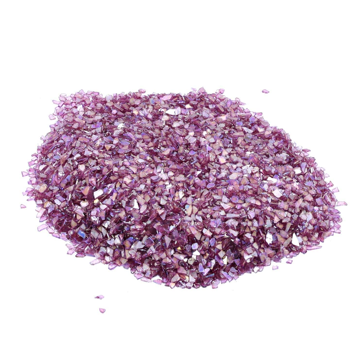 My Store Maroon Small Rainbow Glass Chips (500gms)