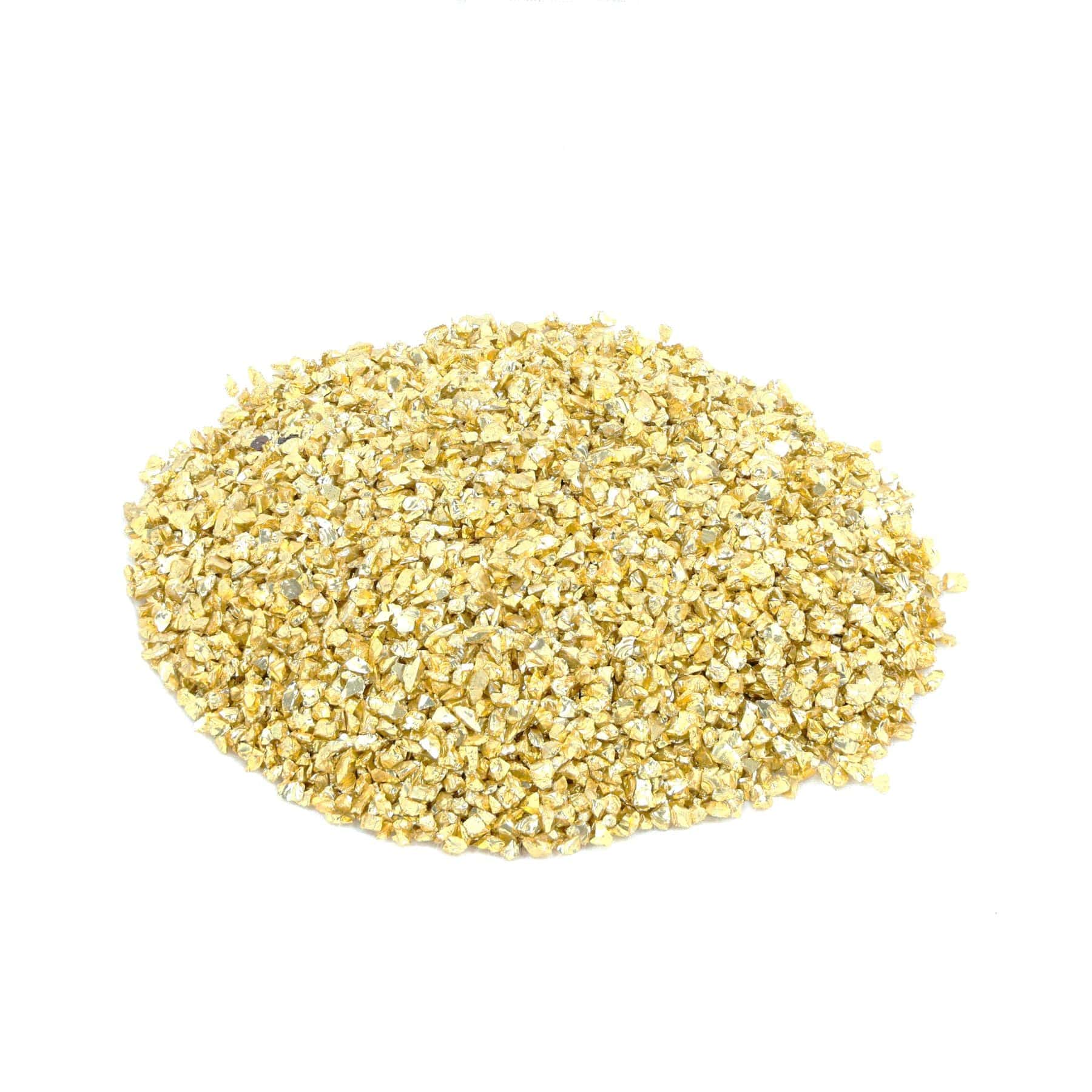 Crafteria GOLD Small Metallic Glass Granules (500Gms)