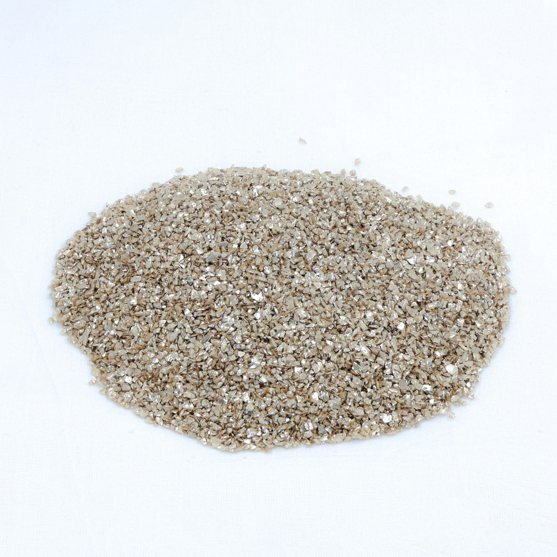 Crafteria CHAMPAGNE Small Metallic Glass Granules (500Gms)