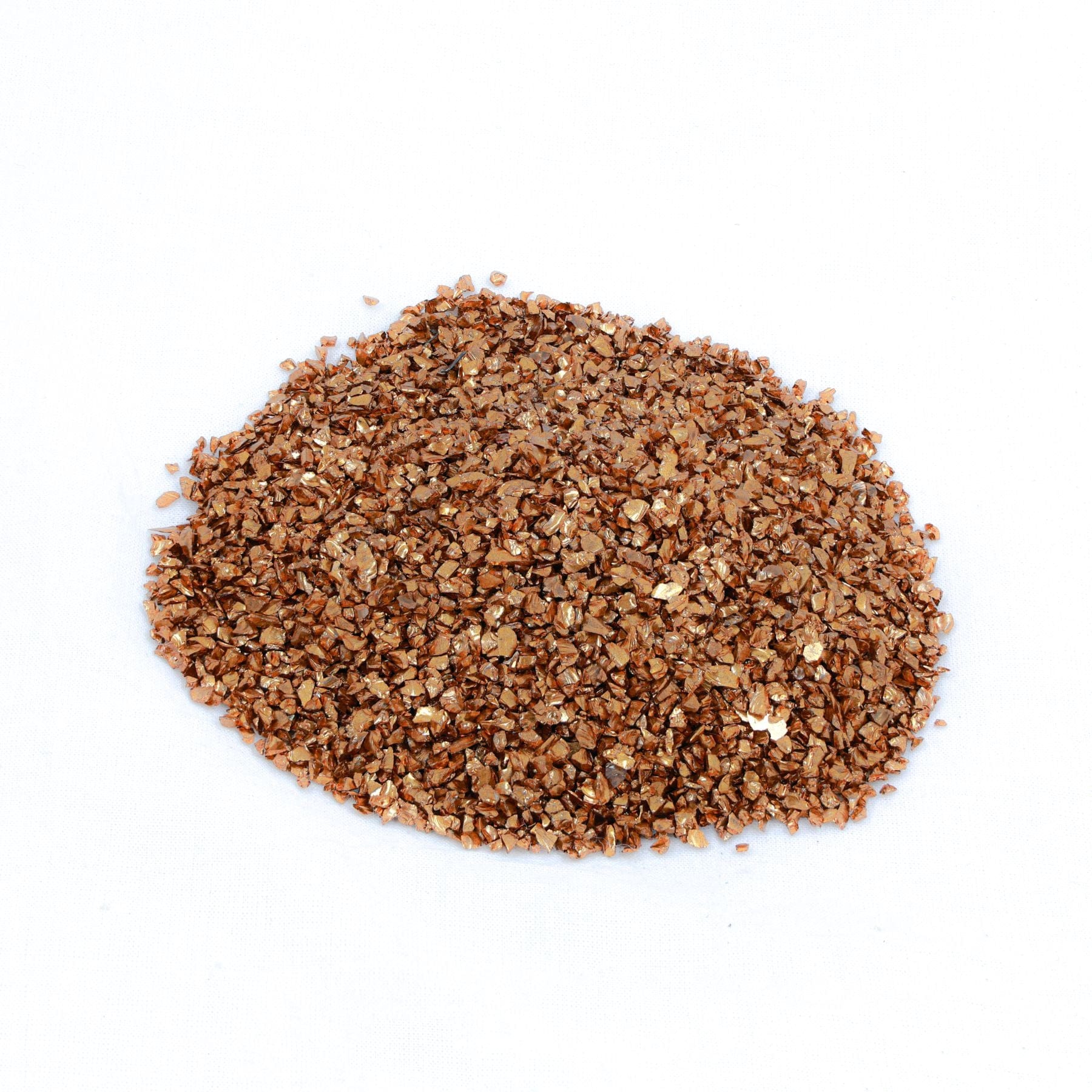 Crafteria BROWN (BRONZE) Small Metallic Glass Granules (500Gms)