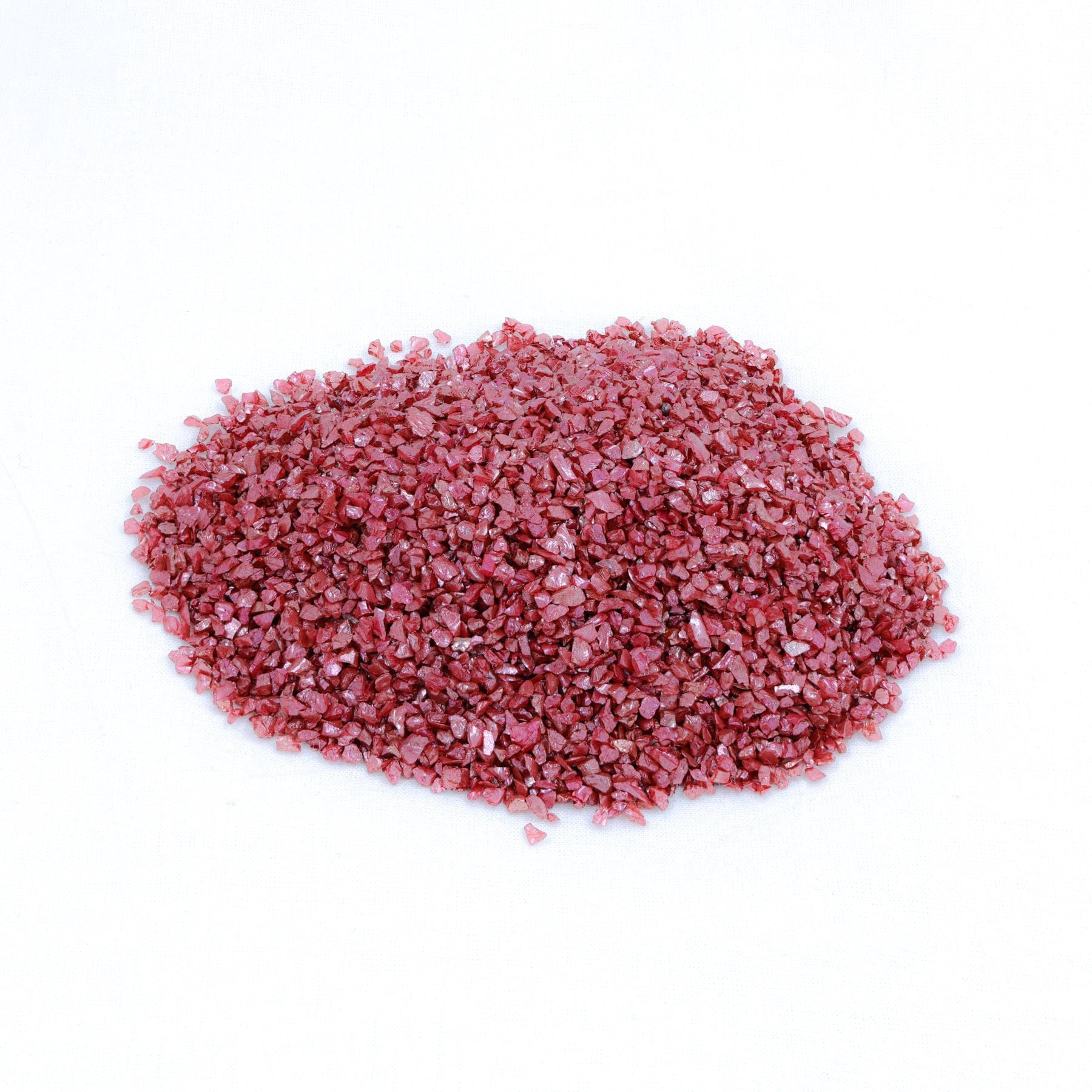 Crafteria MAROON Small Metallic Glass Granules (500Gms)
