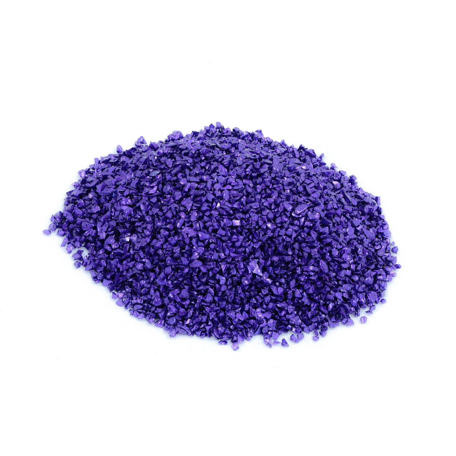 Crafteria VIOLET Small Metallic Glass Granules (500Gms)