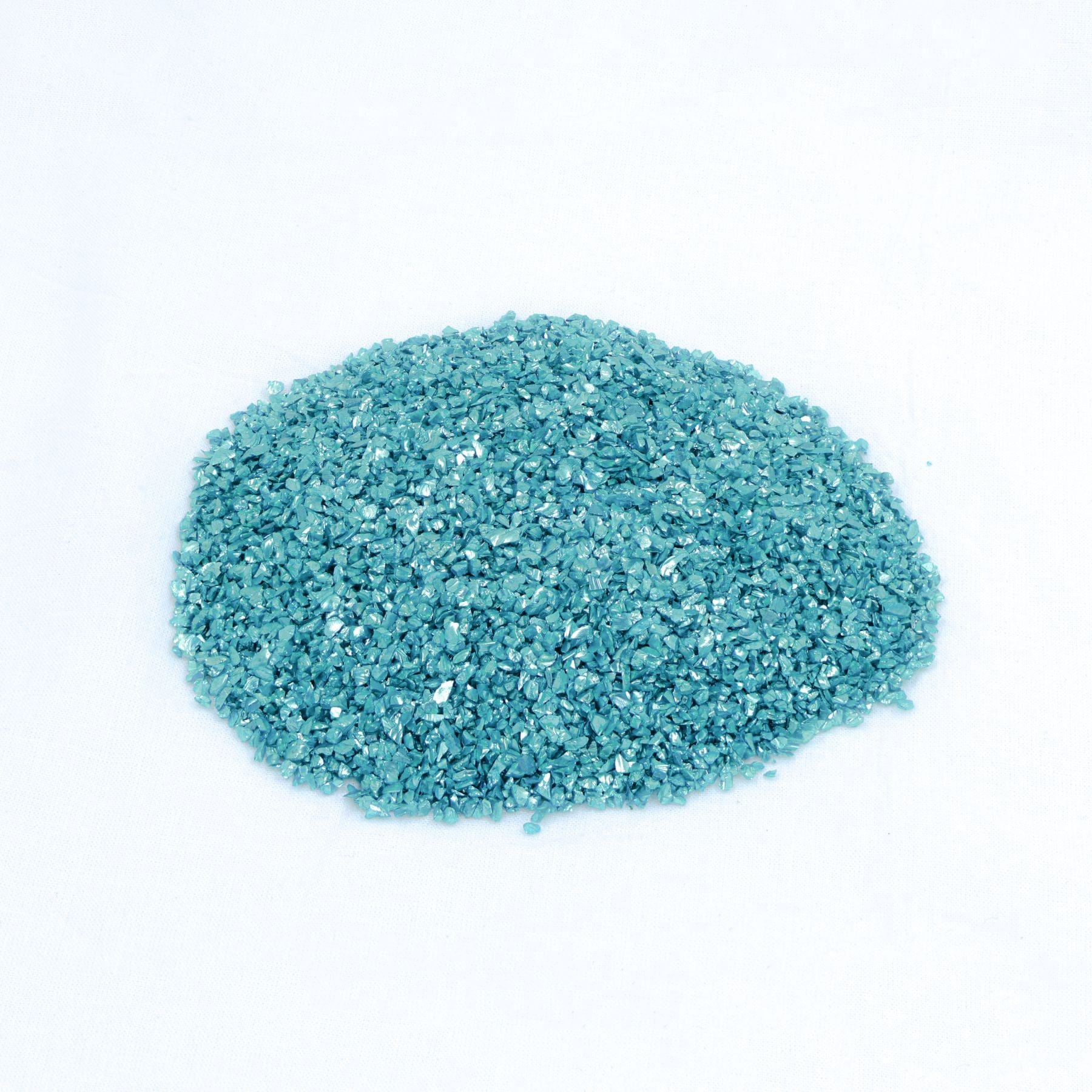 Crafteria TORQUISE Small Metallic Glass Granules (500Gms)