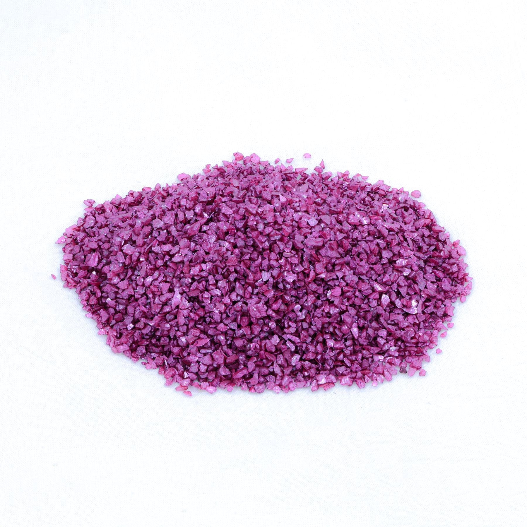 Crafteria MAGENTA Small Metallic Glass Granules (500Gms)