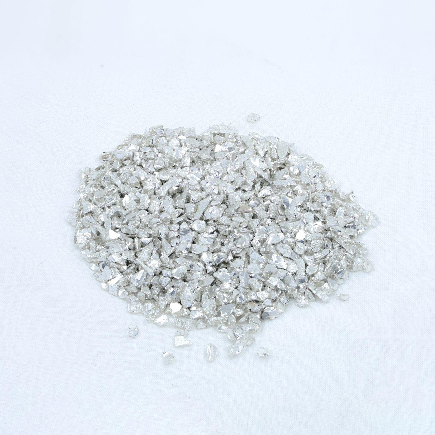 Crafteria SILVER Big Metallic Glass Granules (500Gms)