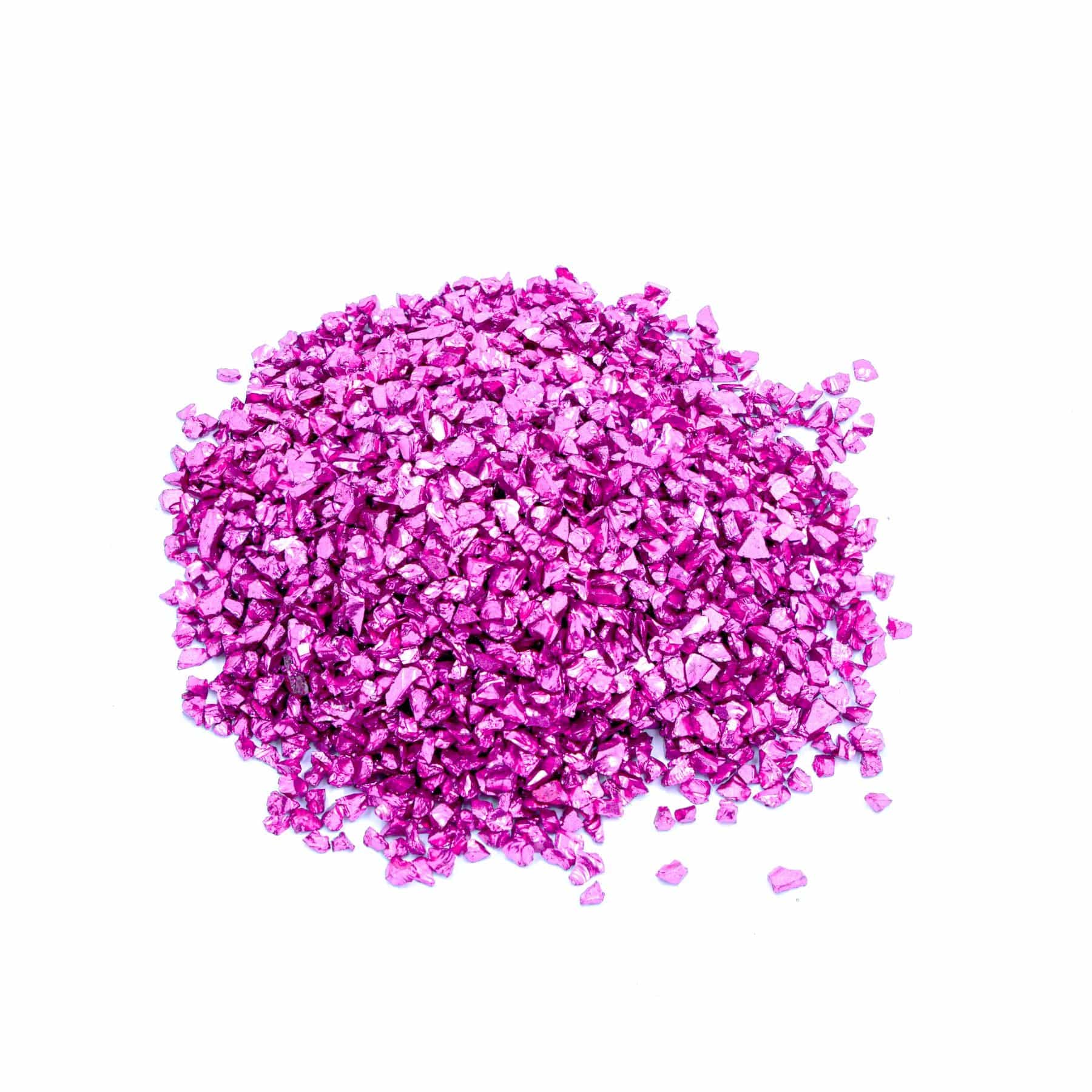 Crafteria MAGENTA Big Metallic Glass Granules (500Gms)