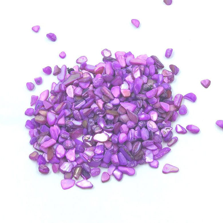 Crafteria Purple Shell Stone Granules (500gms)