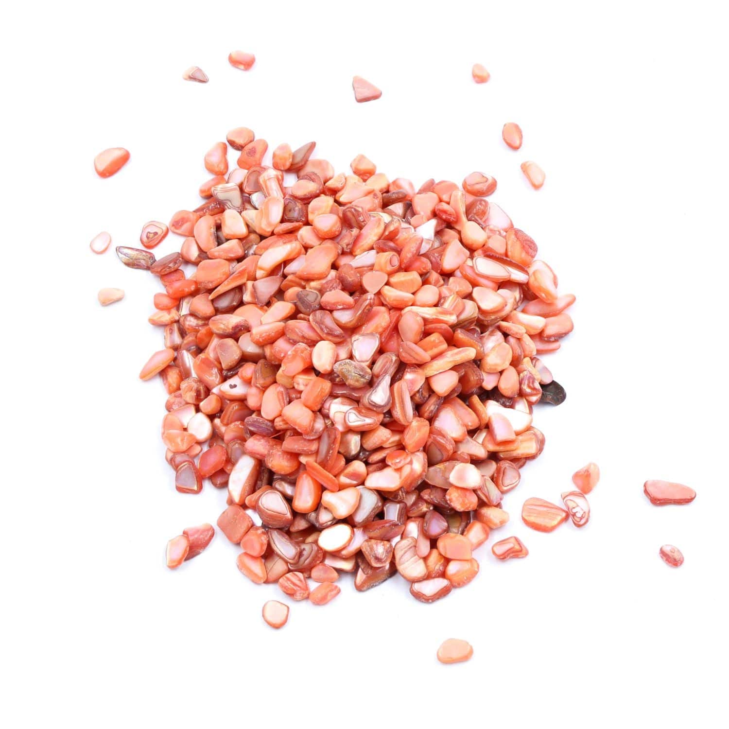 Crafteria Orange Shell Stone Granules (500gms)