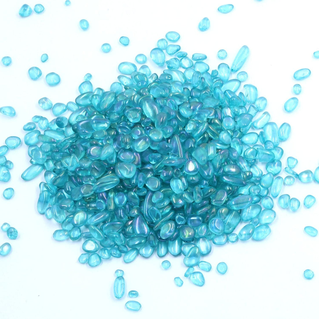 My Store GRANULES Torquise Flat Rainbow Drop Granules (500gms)