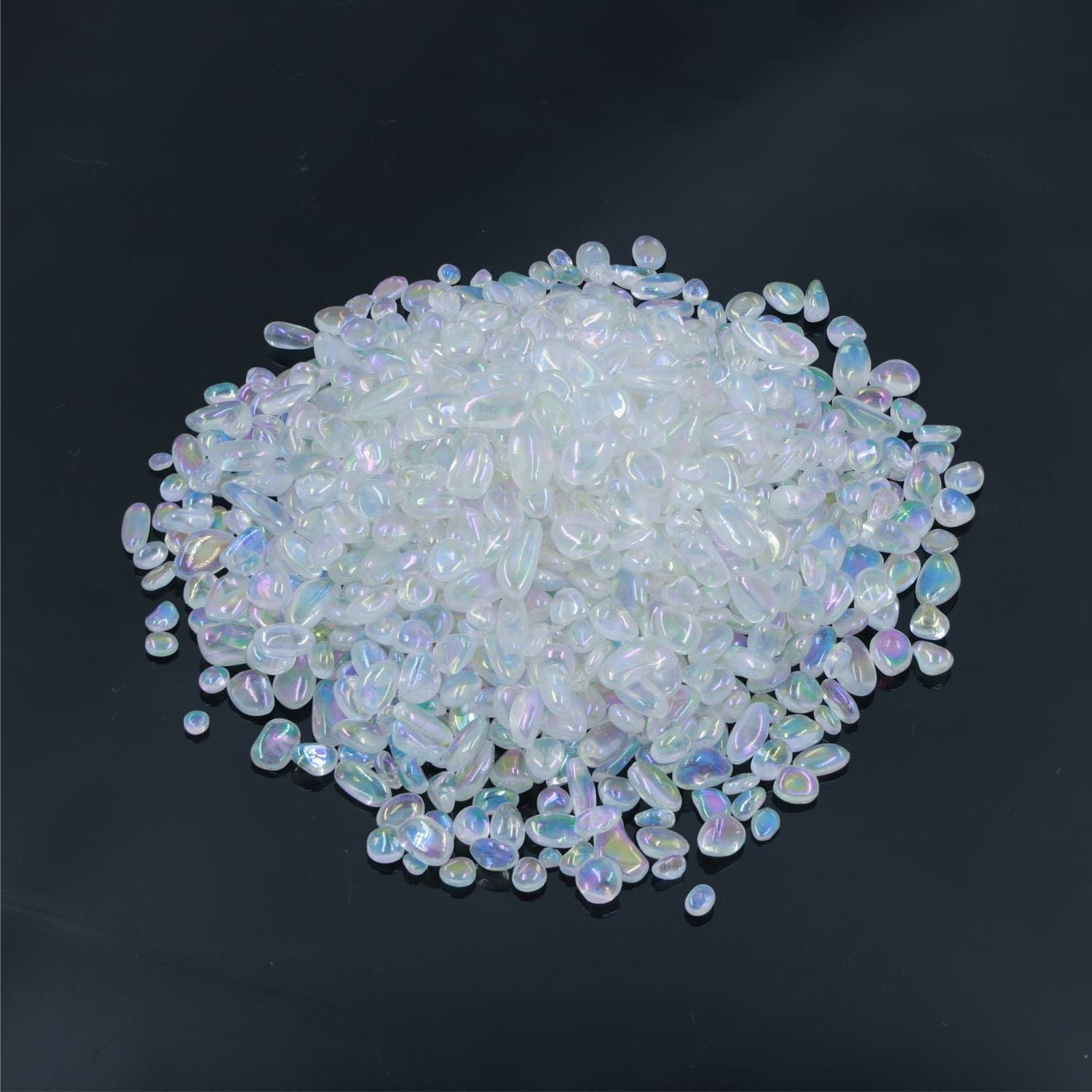 My Store GRANULES White Flat Rainbow Drop Granules (500gms)