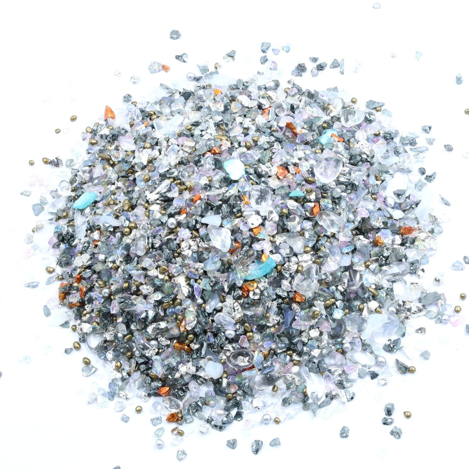 Crafteria GRANULES Mix D04 Mix Glass Granules (500gms)