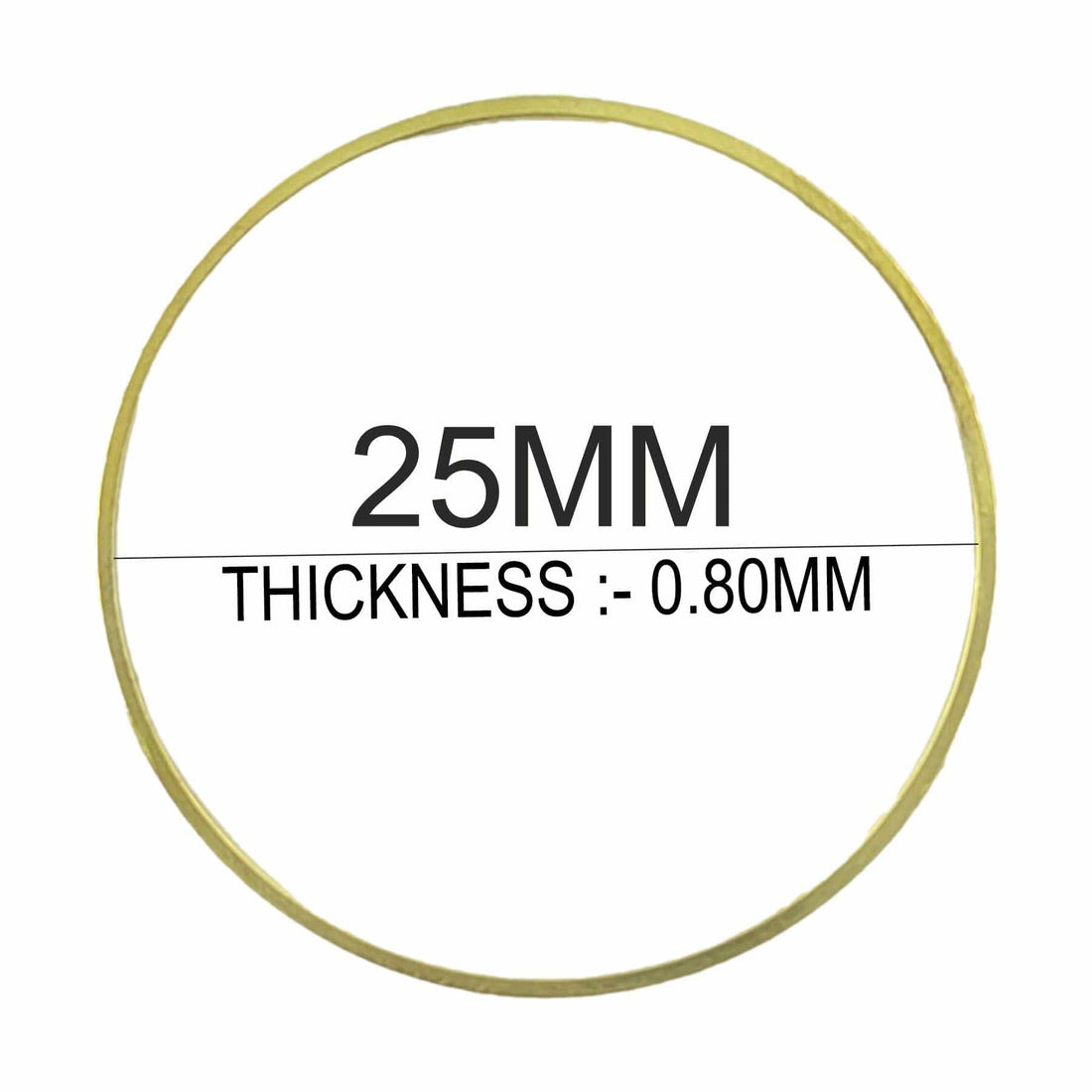 My Store JEWELLERY FRAME Round Bezel Frame (25Mm)