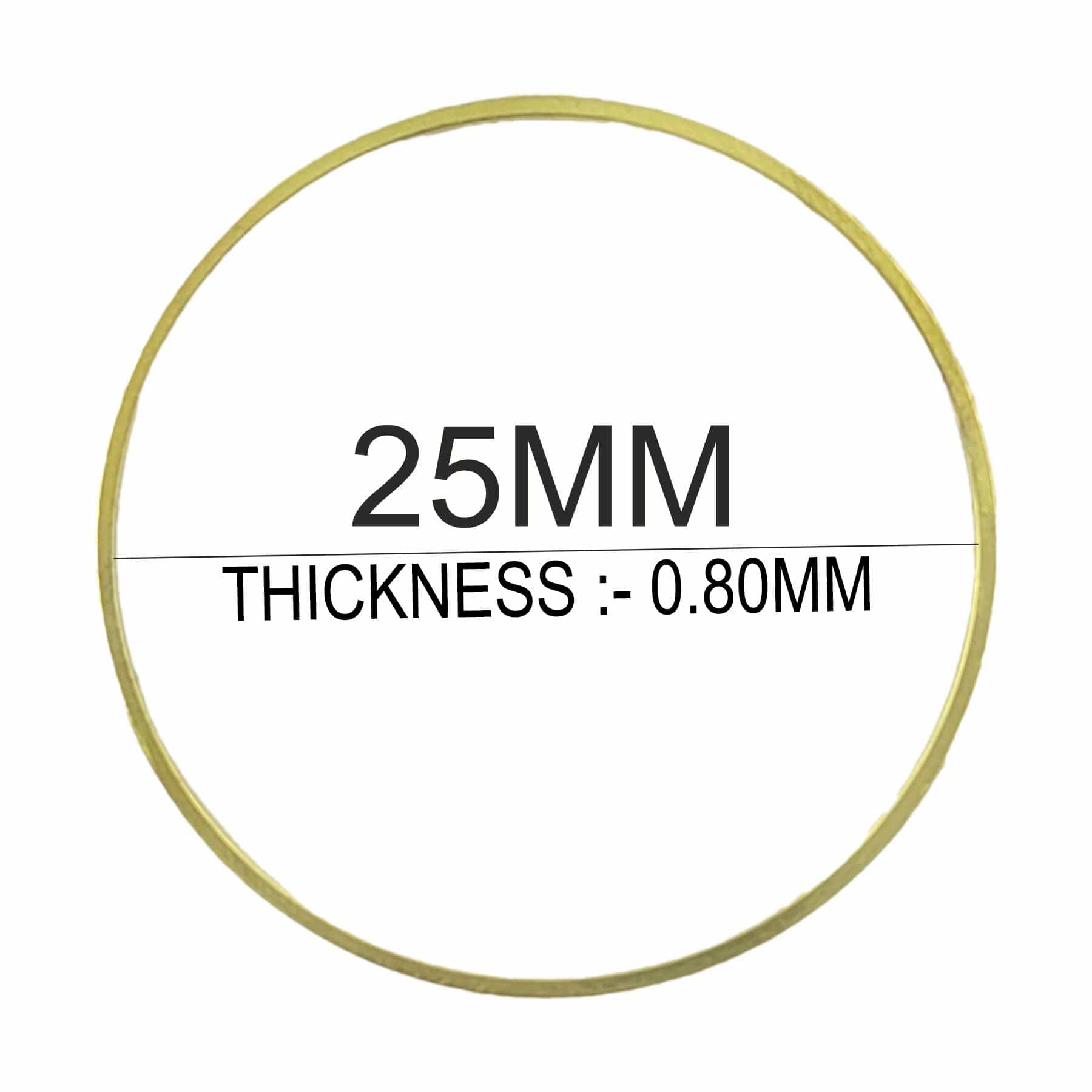 My Store JEWELLERY FRAME Round Bezel Frame (25Mm)