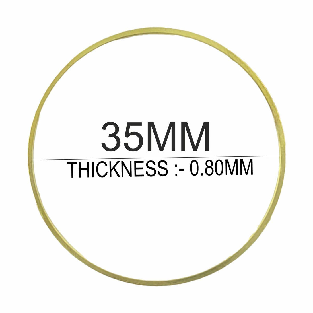 My Store JEWELLERY FRAME Round Bezel Frame (35Mm)