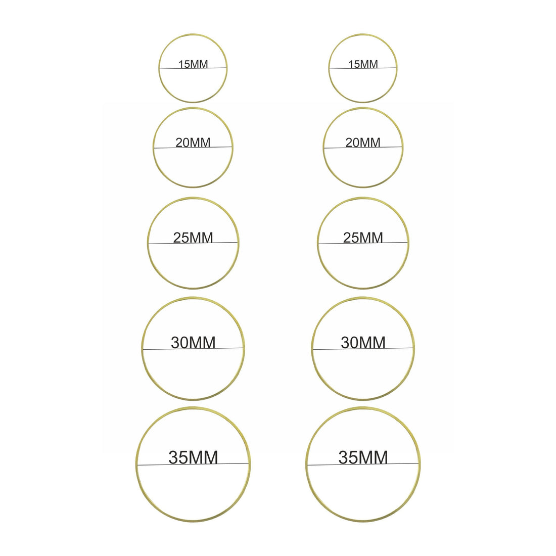 My Store JEWELLERY FRAME Multi Size Round Bezel Frames