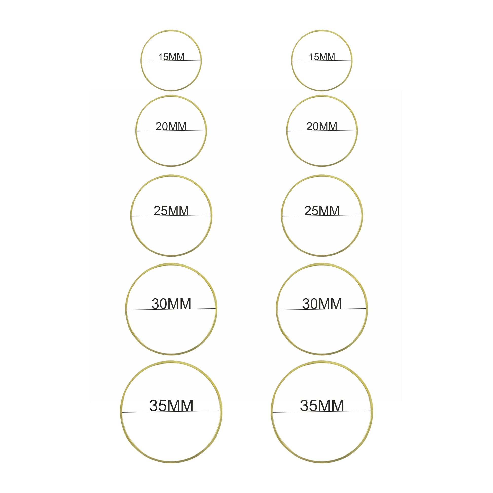 My Store JEWELLERY FRAME Multi Size Round Bezel Frames