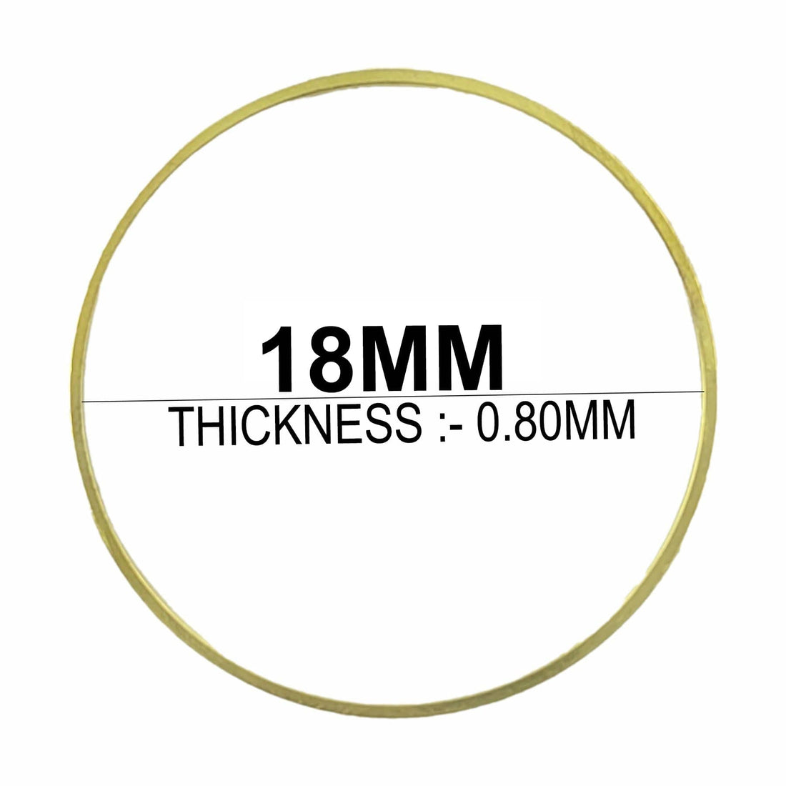 My Store JEWELLERY FRAME Round Bezel Frame (18Mm)