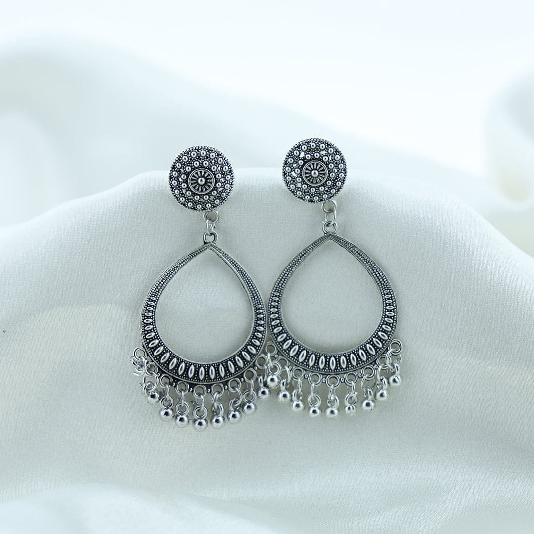 Crafteria Oxidized Gold Jhumka Design 15