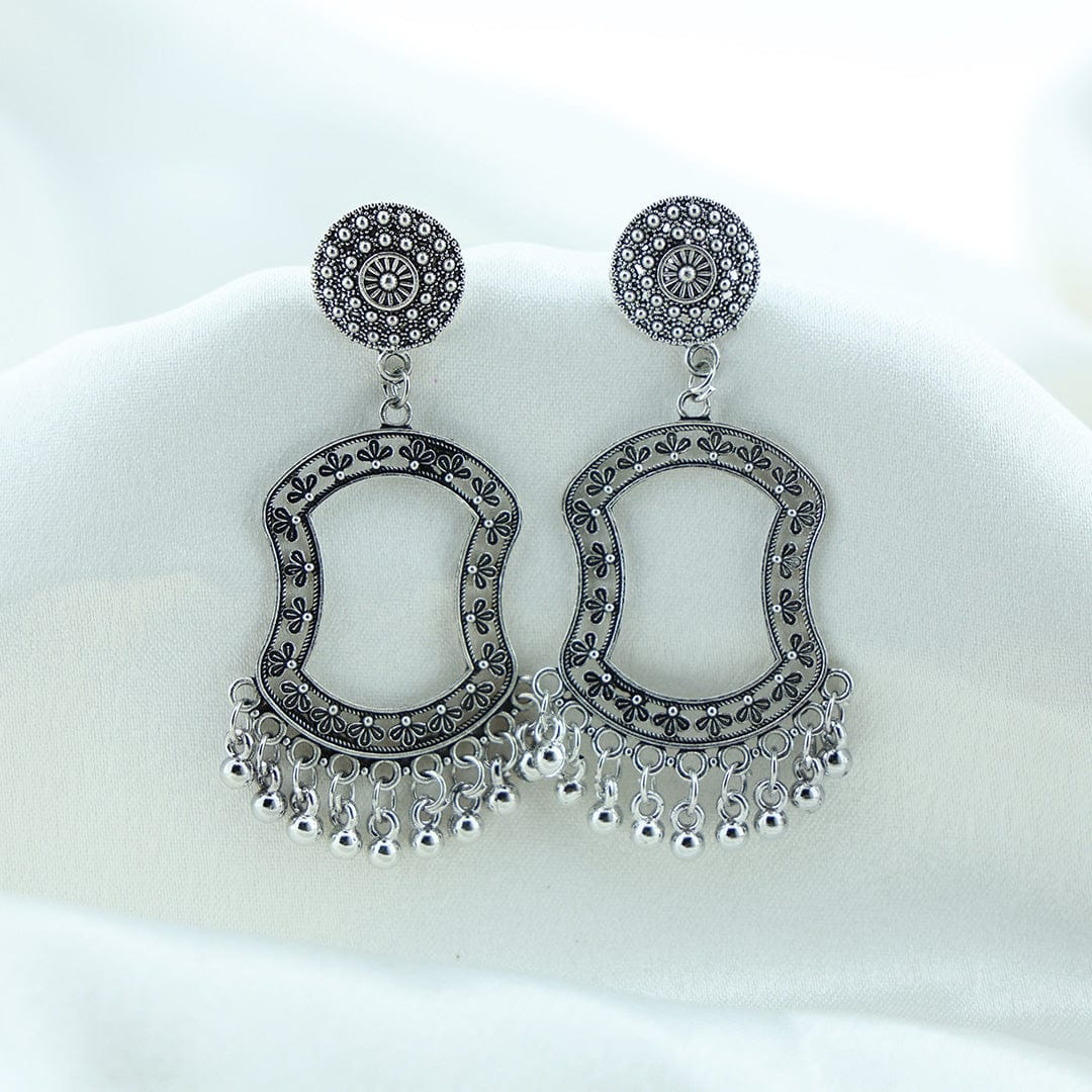 Crafteria Oxidized Gold Jhumka Design 18