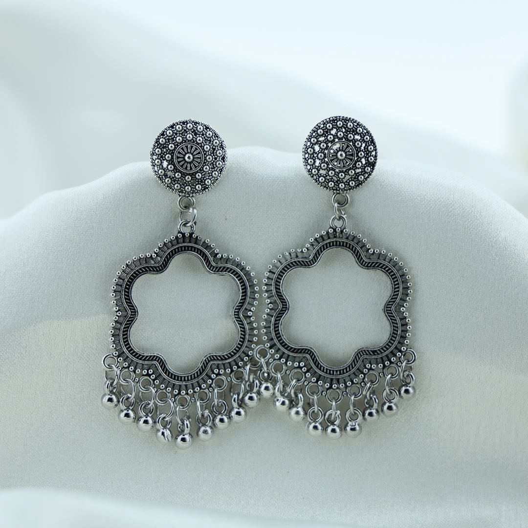 Crafteria Oxidized Gold Jhumka Design 19