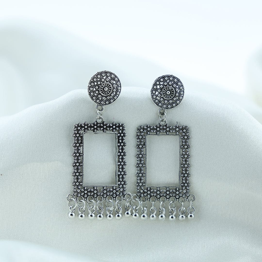 Crafteria Oxidized Gold Jhumka Design 21
