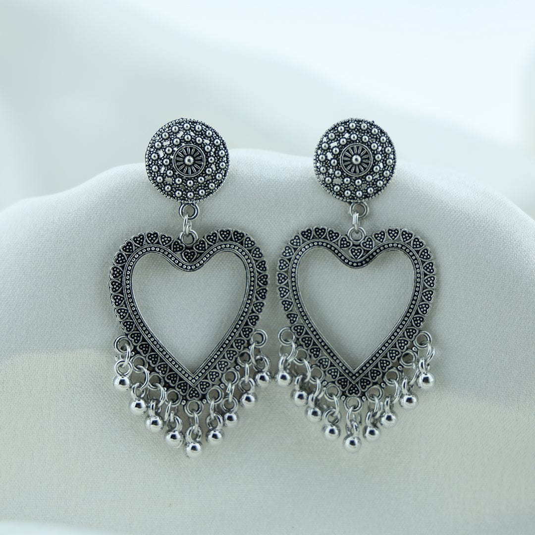 Crafteria Oxidized Gold Jhumka Design 24