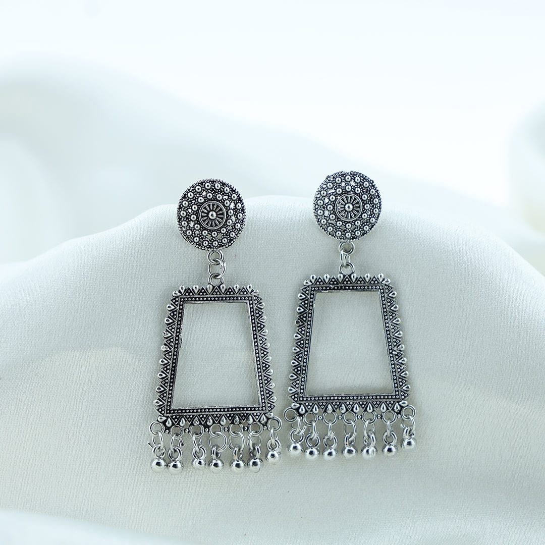 Crafteria Oxidized Gold Jhumka Design 26